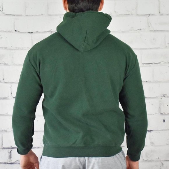 Gildan Heavy Blend Michigan State Spellout Hoodie - Picture 3 of 4